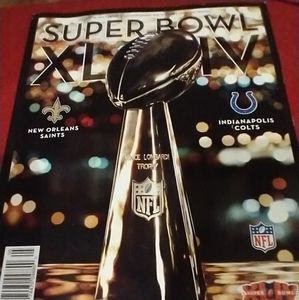Super Bowl XLIV Saints vs. Colts Official Program